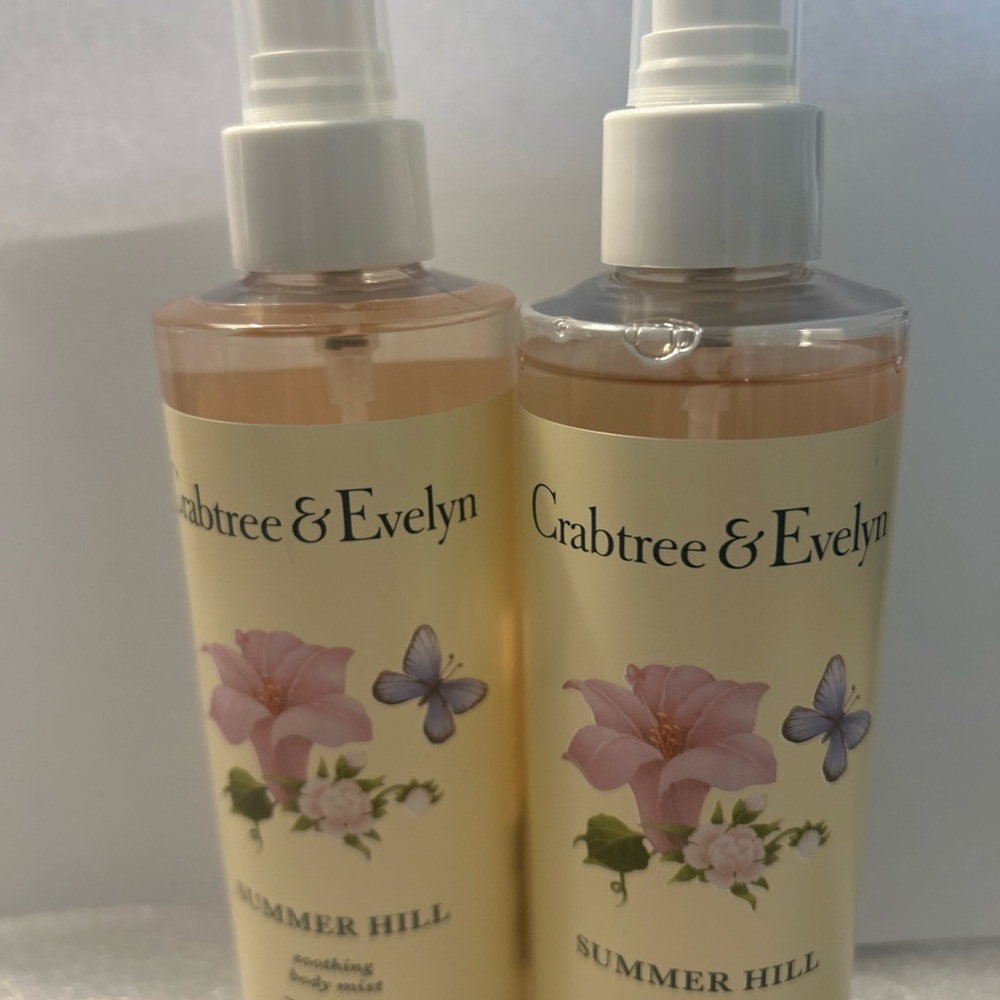 New 2X Crabtree & Evelyn Summer Hill Body Wash Duo